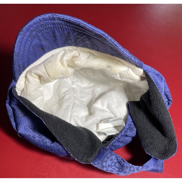 Vtg 80s Nils Womens Ski Jacket Size 6 Belted Hooded  Purple Aztec Print With Cap - Picture 7 of 16